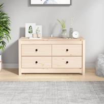 Vidaxl Komoda, 100X40X54 Cm, Lite Drewno Sosnowe