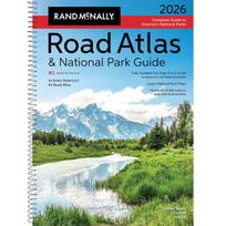 Rand McNally Kelių atlasas ir Nacionalinių parkų vadovas 2026: JAV, Kanada, Meksika 1