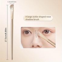 1pc Angled Nose Contour & Blending Brush - Soft Synthetic Bristles for 3D Shading/Highlighting Makeup Tool for All Skin Types