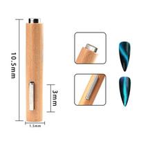 3 IN 1 Multi-function Cat Eye Magnet For Nail Art Strong Thick Magnetic Stick Large Cylindrical Magnet Nail Tool