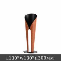 Creative Leather Abstract Torch-shaped Vase Open-mouthed Flower Pot Flower Arrangement Accessories Stainless Steel Flower Vase