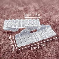 1Pair Silicone Small Toe Separators Protector For Overlapping Toes Pressure Pain Relief Foot Care Tool