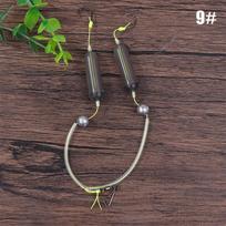 1PC High Carbon Steel Double Fishing Hook Anti-separation Base Design Live Bait Hook With Barbs Double Bait Keeper Fishing