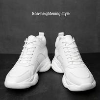 Men's Hong Kong Style Trendy Dad Shoes, Height Increasing 6-8cm, Versatile Sports Casual Sneakers 44