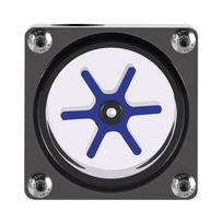 Fosa Flow Meter Indicator G14 Screw Type 6 Impeller 3-Way PC Computer Water Cooling System 6 Impeller Flow Meter