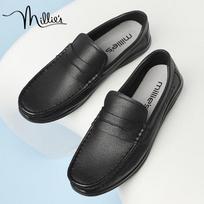 Millies Men's Leather Casual Loafers 41