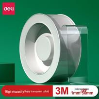 Deli Transparent Nano Double-Sided Traceless Adhesive Tape