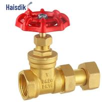 Haisidike Brass Water Meter Gate Valve