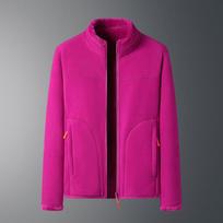 Men's Double-Sided Warm Sherpa Coral Fleece Jacket for Autumn and Winter M