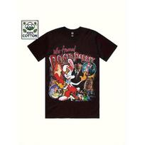 Roger Puppy Movie T-Shirt -  80s Vintage Graphic T-Shirt, Roger Puppy and Jessica Puppy - Soft Stretch Fabric Casual Shirt for Men and Women - Movie S