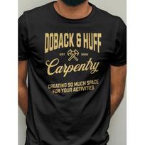 Step Brothers Shirt | Funny Movie Quote about Space for Activities, Fictional Doback & Huff Carpentry Gag Gift for Fans, Casual Soft Crew Neck, S