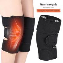 Tourmaline Magnetic Self-Heating Knee Brace: Adjustable Cold & Warmth Protection Black