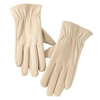 Soft Black Thickened Gloves Waterproof Beige Finger Mittens Equestrian PU Anti-cold Gloves  Ski Women