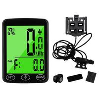 Wireless Mountain Bike Speedometer with Backlight & Multi-Functions Bike Speedometer Odometer Cycling Odometer for Road Bike MTB