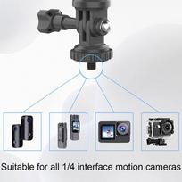 Motorcycle Bicycle Holder 360 Rotating Motorcycle Bike Camera Holder for Insta 360 X2 X3 X4 Go Pro 12 11 10 DJI China Mainland