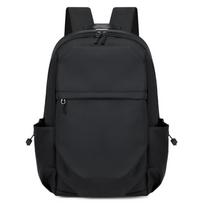 Multifunctional Student School Bag Solid Color Oxford Cloth Backpack Men Backpack  Student Daily juoda