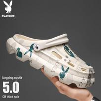 PLAYBOY Men's Dual-Use Breathable Beach Clogs L