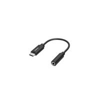 Hama Audio Adapter, USB-C Plug to 3.5mm Stereo Jack Socket, Compatible with External Sound Cards and Computers