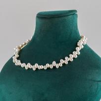 23m Pearl Necklace, 925 Silver Lobster Clasp, Personalized Sawtooth Style, Women's Freshwater Original Design Other perlas