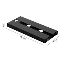 Vyno taurės laikiklis be smūgių taurės pakabinamas stovas Virtuvės pakabinamas stiklinių puodelių stovas Buitinės spintelės klasifikavimo organizatorius black 1pc