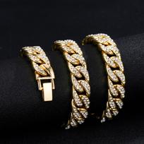 Men's Oversized 19mm Thick Cuban Link Chain Necklace - 2023 Hip Hop Style