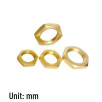 Langsaizebo M12 Brass Fine Thread Thin Nuts