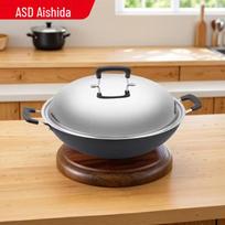 ASD 42cm Hard Anodized Non-Stick Wok