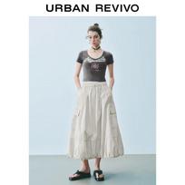 UR2026 Women's Casual Long Workwear Tulip Skirt M