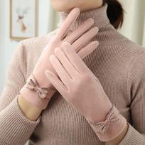 Solid Color Cold Protection German Fleece Women's Gloves  Gloves Korean Style Mittens