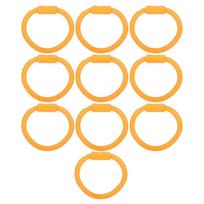 10Pcs Orange Cattle Nose Ring Good Elasticity Cow Nose Ring Nose Ring Accessory  Farm Management oranžinė