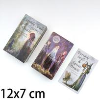 12x7cm Earthly Souls Spirits Oracle kortų žaidimai Popierinis vadovas