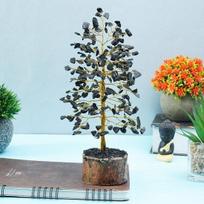 Juodojo turmalino brangakmenio gyvybės medis čakros medis, skirtas teigiamai energijai, feng shui kristalų medis, sėkmės pinigų medis bonsai, juodas gydomasis akmuo