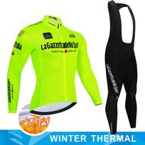 Men's Mtb Clothing Clothes Man Cycling Bib Winter Thermal Fleece Jersey Male Road Bike Uniform Sports Set Laser Cut 2023 Pants XS