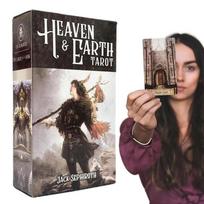 10,3*6 cm Taro kaladė Heaven Earth Taro kortos 78 vnt gray