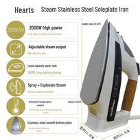 Red Heart RH1366 2000W Handheld Steam Iron - Wet & Dry, High Power for Household & Commercial Use