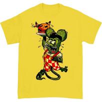 Rat Fink Halloween Eating Shirt Funny Yellow Classic Unisex S-5XL UU074 S