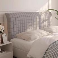 Universalus minkštas medinės lovos atlošo užvalkalas - Storas ir dulkėms atsparus Headboard Length 120cm Extra Thick Padded
