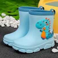 Kids Unicorn Rain Boots Waterproof Rubber Rain Shoes 25 mėlyna