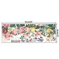 Nauja! 1 vnt./2 vnt. Bijūno gėlės sienų lipdukai Nuimami sienų lipdukai Tapetai svetainei, miegamojo dekorui 30x90cm x 1pc