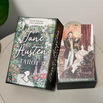 Jane Austen Tarot in Rigid Box - A Regency Romance Divination Deck 12*7cm for Literature Lovers, 78-Card Deck