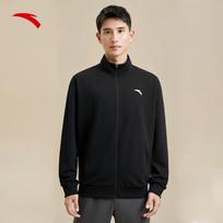 ANTA Unisex Fleece-Lined Stand Collar Knit Sports Jacket S - 4XL