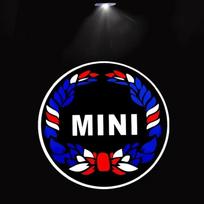 2PC For BMW MINI Cooper One S JCW R56 R55 R53 F55 F56 R57 R60 Car Door Welcome Lamps HD LED Laser Projectaor Lights Accessories