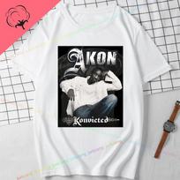 Best Of Akon Classic Album Cover Top Y2k Clothes for Women Mens Tshirt Printed Tops Are Loose and Slim Fit Womens Goth S