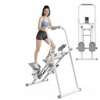 laiptų treniruoklis KZYNTH QK7906 su reguliuojamu namų treniruokliu LCD 100KG