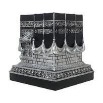 Kaba replikos Modelio vitrinos knygų atrama Islamo turkų namų stalo dekoracijos Eid dovana Dekoratyvinis ornamentas sidabras