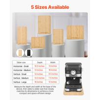SucceBuy Muti-Size Kitchen Appliance Sliding Tray with Silent Wheels Below Cabinet Appliance Rolling Tray for Coffee Maker