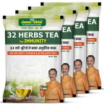 Jeena Sikho 32 žolelių arbata Žolelių detoksikacijos Kahwa Ajurvedinis sveikatingumo užpilas su Tulsi Brahmi Giloy 30 g 4 arbatos pakuotė