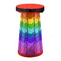 Folding Carrying Adjustable Retractable Handle Height Stool with Stool Heavy Duty Outdoor