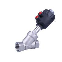 304 Stainless steel angle seat valve pneumatic high temperature and corrosion resistant steam shut-off valve DN15 DN20 DN25 DN50