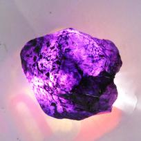187 Ct Rough Raw Earth Mined CERTIFIED Natural Purple Sapphire Loose Gemstone 61.6 mm approx